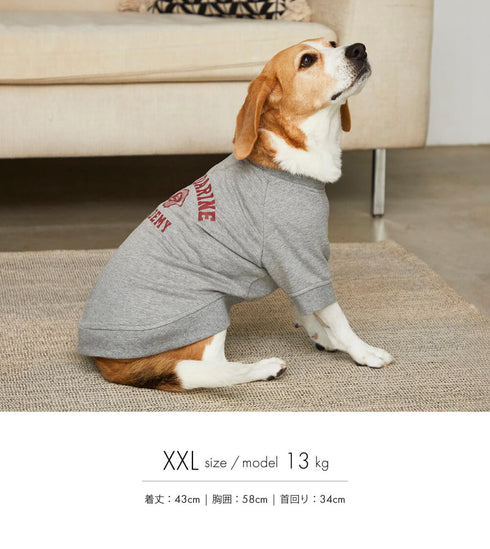 MANDARINE BROTHERS カレッジロゴスウェット/COLLEGE LOGO SWEAT